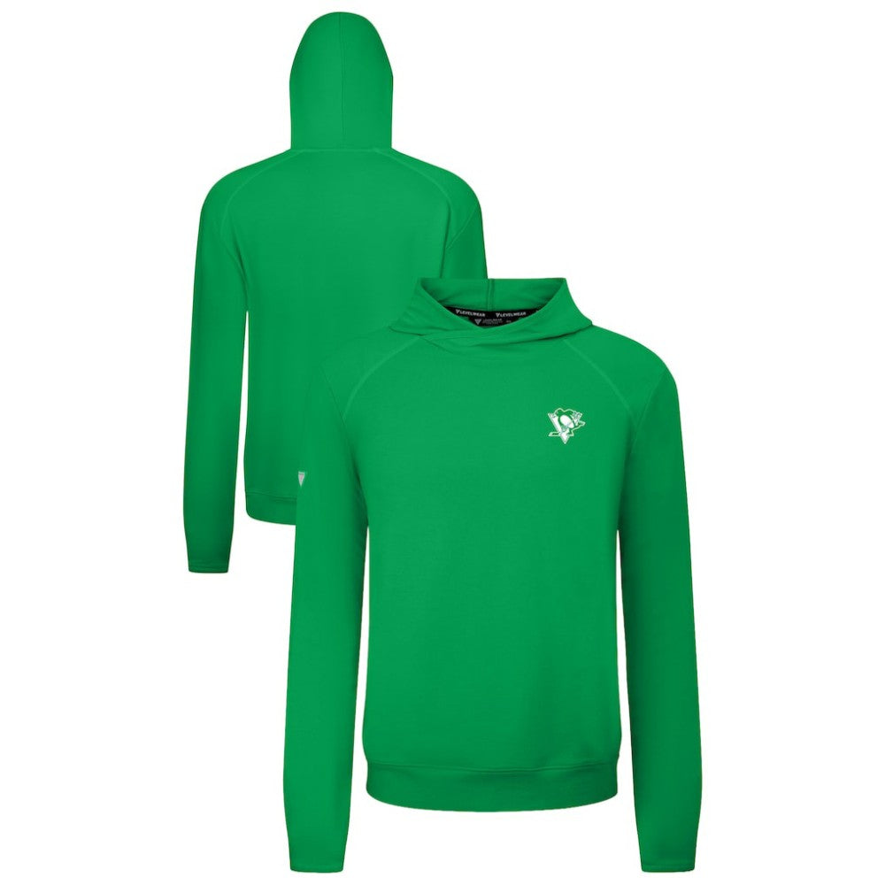 Pittsburgh Penguins Levelwear St. Patrick's Day Mandate Tri-Blend Hoodie Green