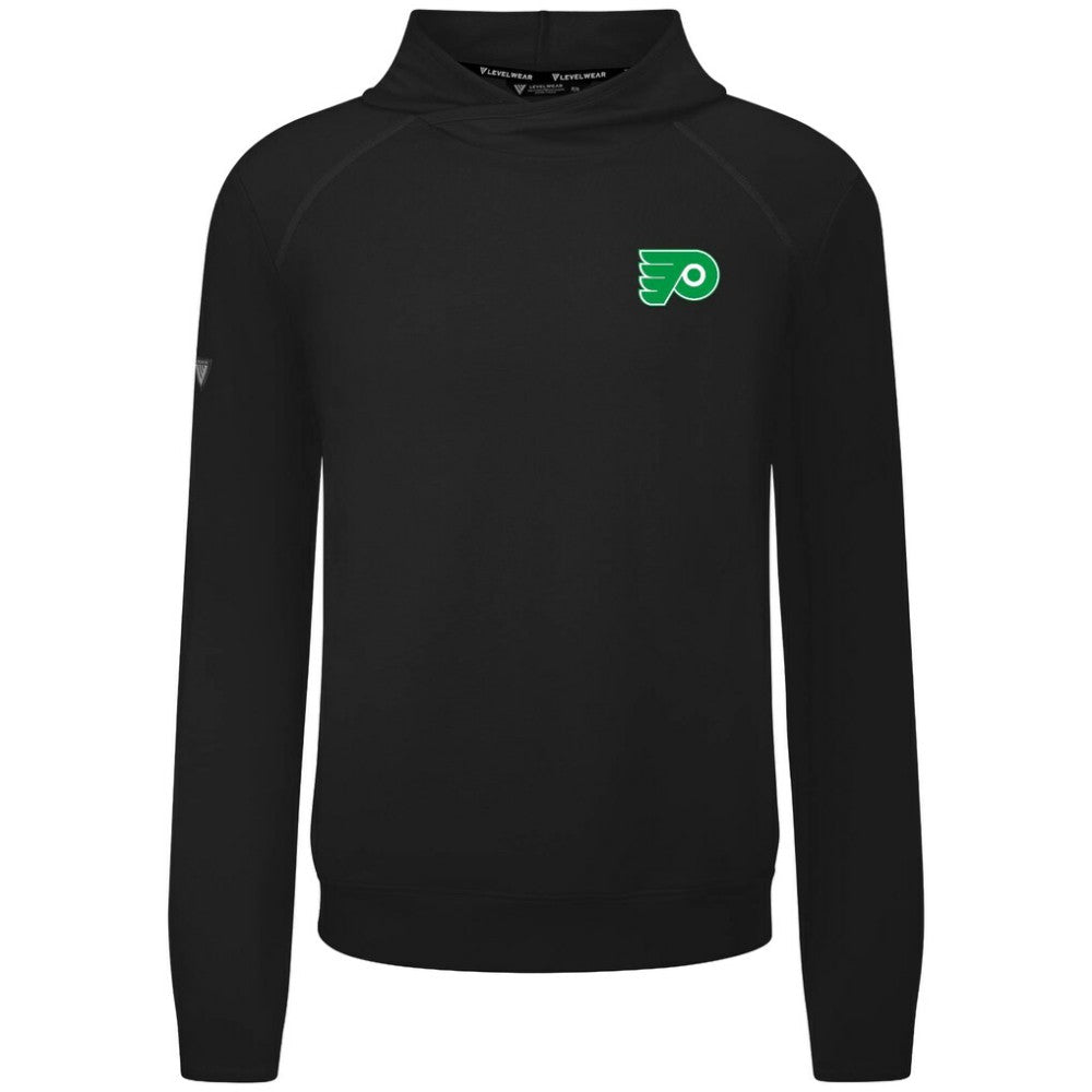 Philadelphia Flyers Levelwear St. Patrick's Day Mandate Tri-Blend Hoodie Black