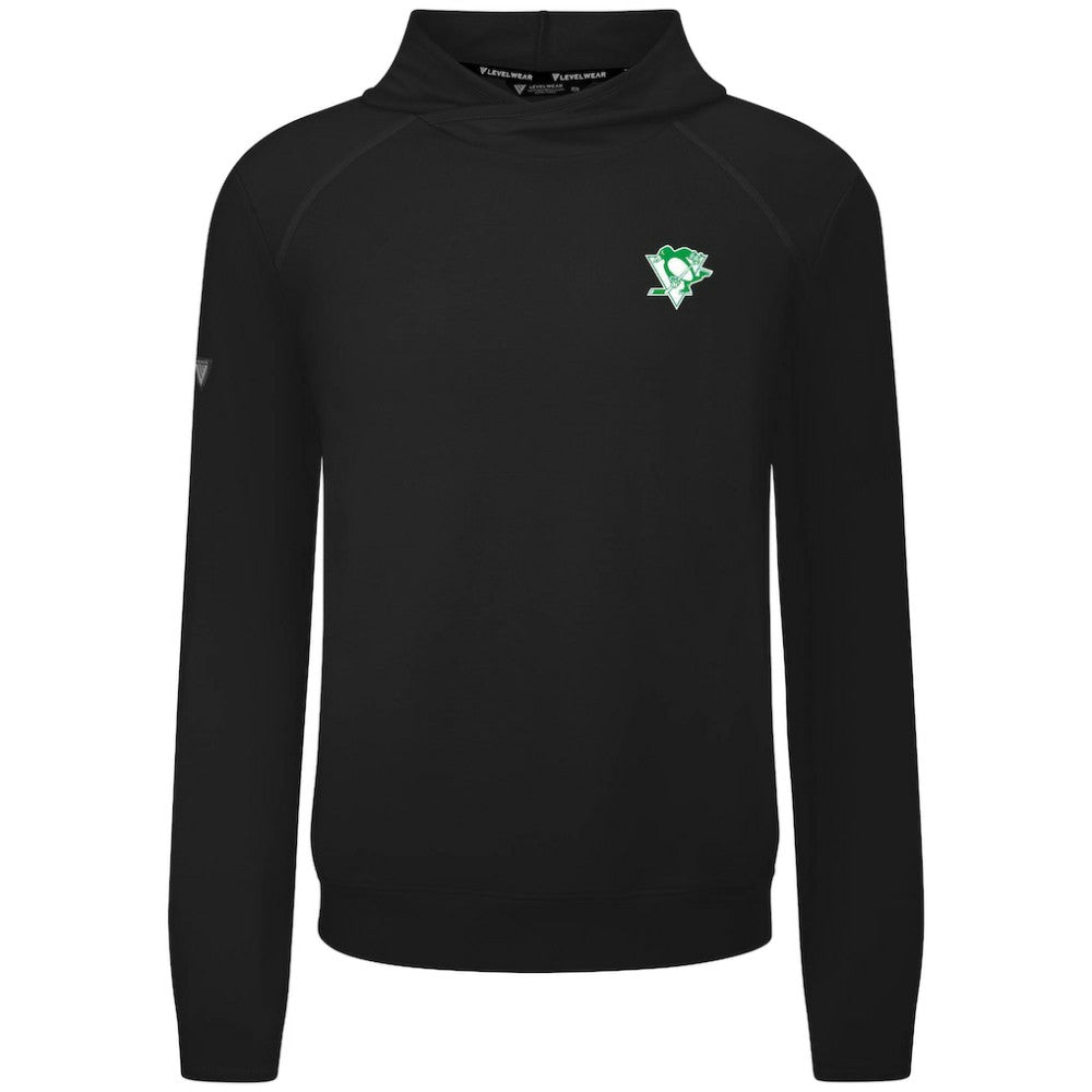 Pittsburgh Penguins Levelwear St. Patrick's Day Mandate Tri-Blend Hoodie Black