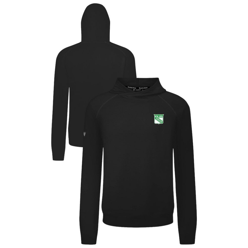 New York Rangers Levelwear St. Patrick's Day Mandate Tri-Blend Hoodie Black