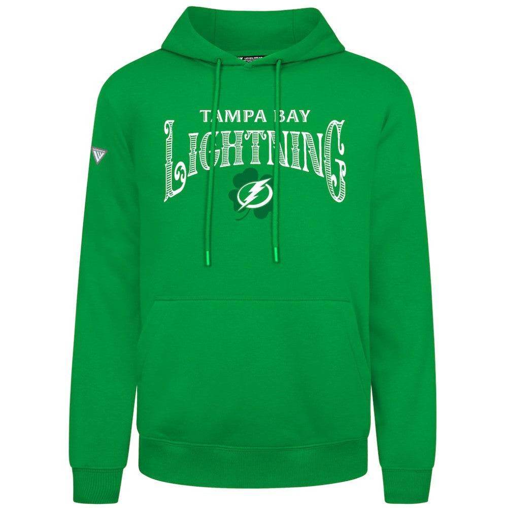 Tampa Bay Lightning Levelwear St. Patrick's Day Podium Hoodie Green