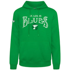 St. Louis Blues Levelwear St. Patrick's Day Podium Hoodie Green