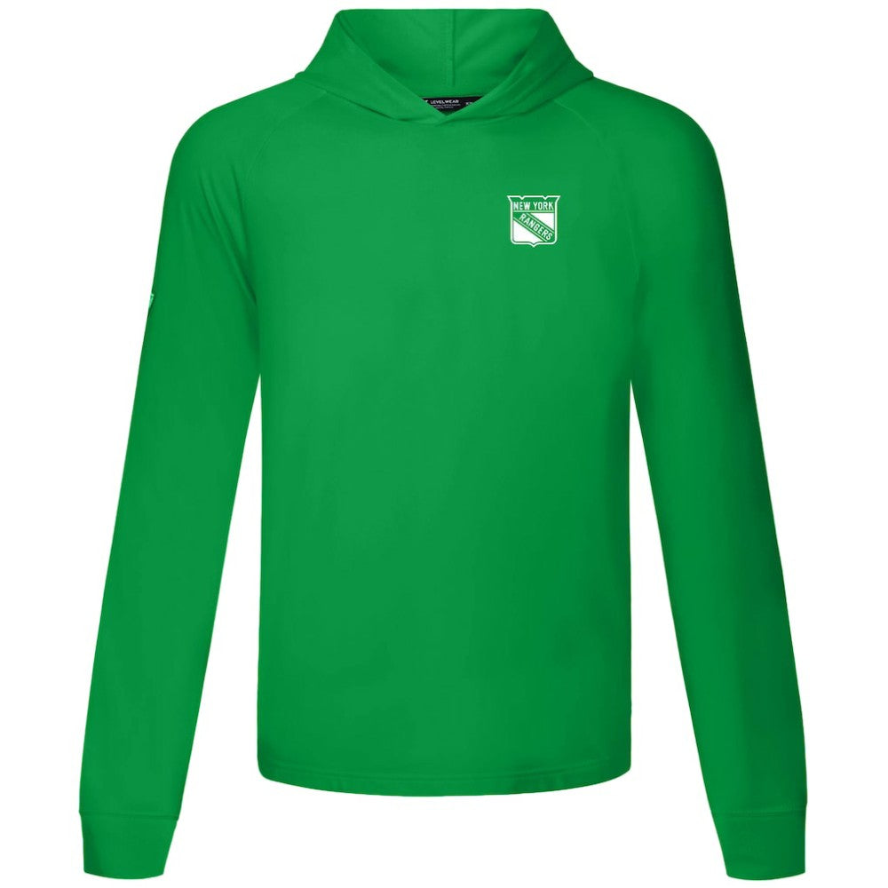 New York Rangers Levelwear St. Patrick's Day Dimension Hoodie Green