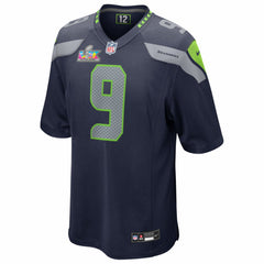 Kenneth Walker III Seattle Seahawks Super Bowl LX Patch Game Jersey - College Navy