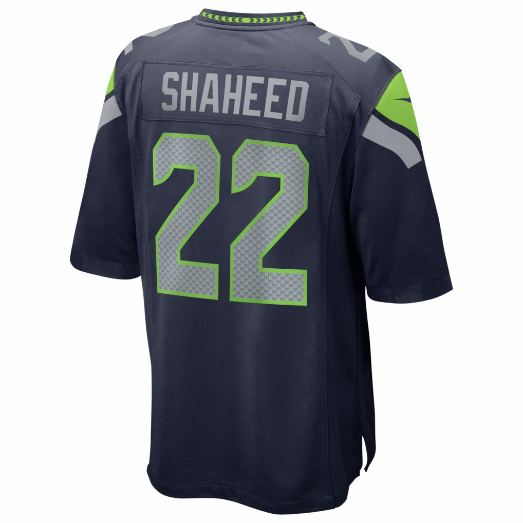 Rashid Shaheed Seattle Seahawks Super Bowl LX Patch Game Jersey - College Navy