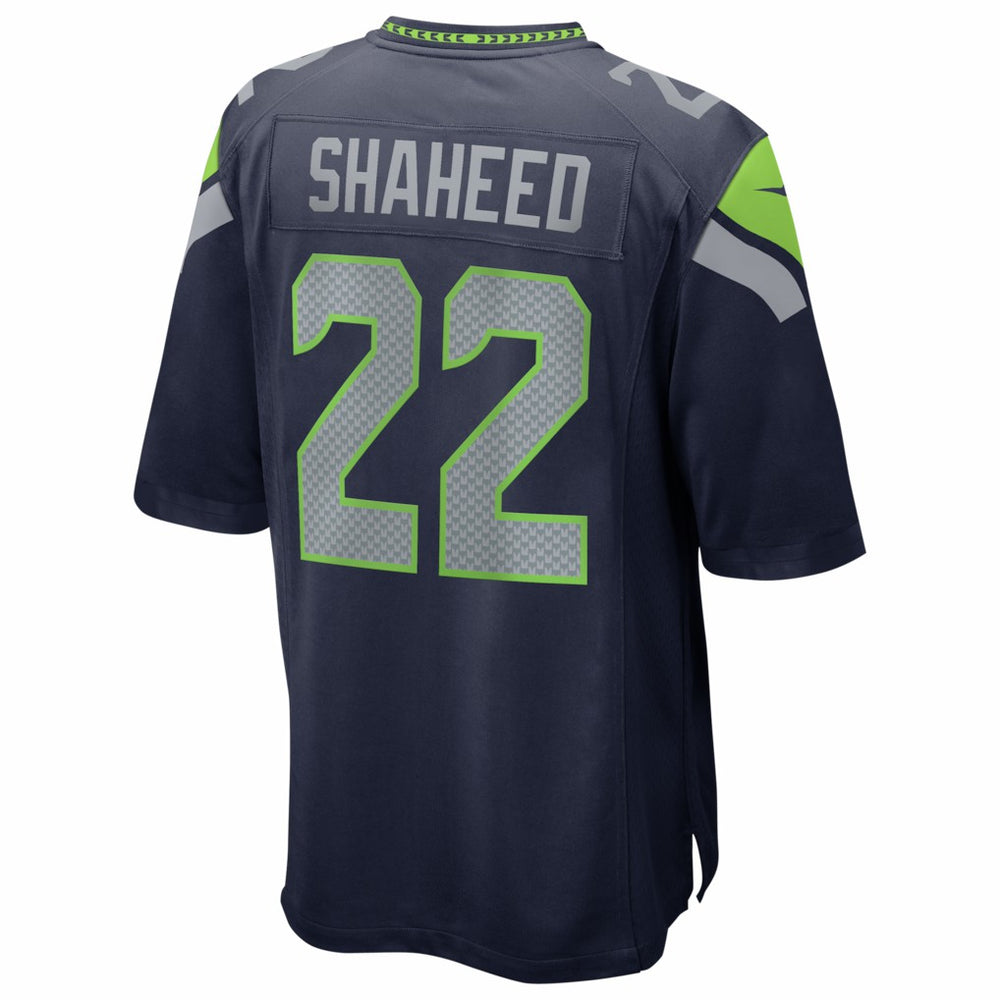 Rashid Shaheed Seattle Seahawks Super Bowl LX Patch Game Jersey - College Navy