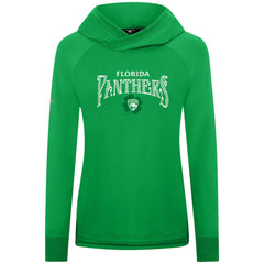 Florida Panthers Levelwear Women's St. Patrick's Day Slender Raglan Hoodie Kelly Green
