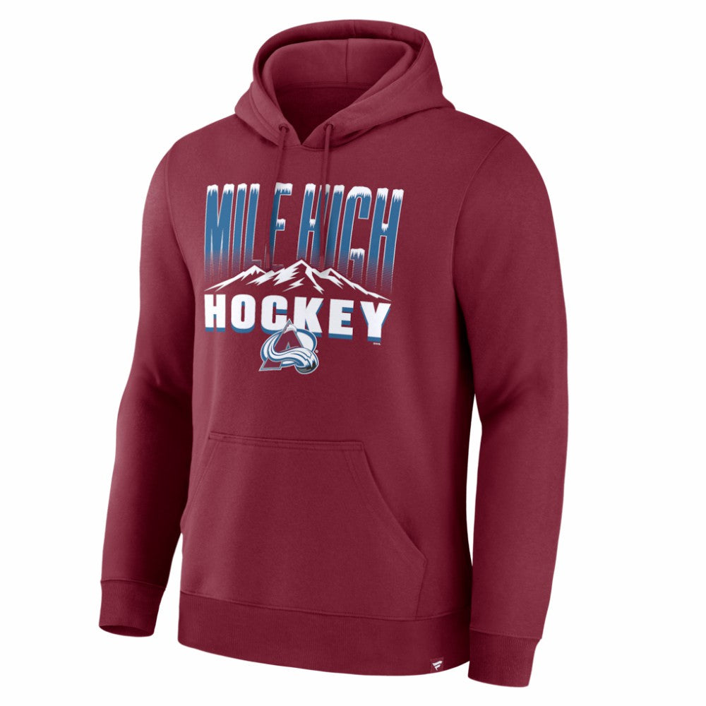 Colorado Avalanche Hometown Graphic Hoodie Burgundy