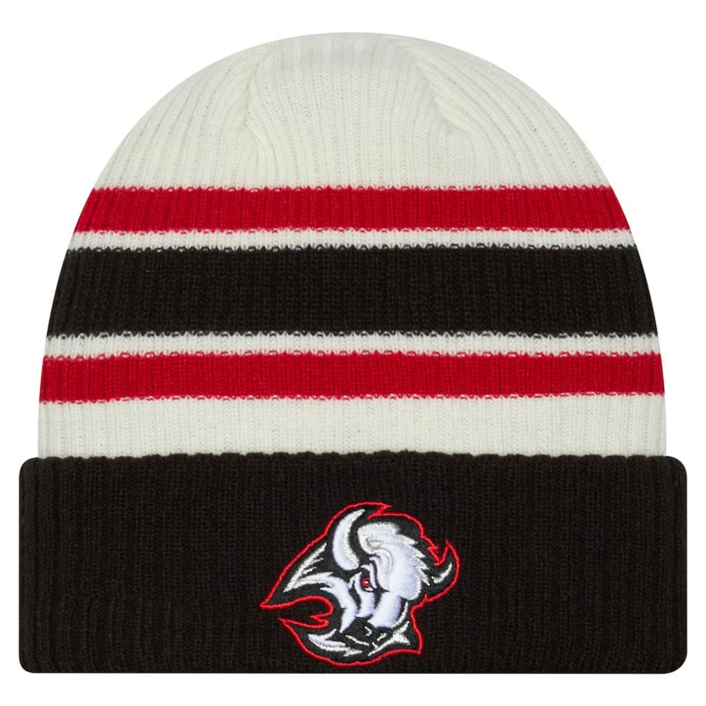 Buffalo Sabres New Era Vintage Cuffed Knit Hat Cream/Black