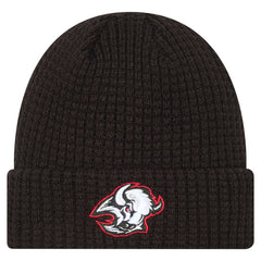 Buffalo Sabres New Era Waffle Cuffed Knit Hat Black