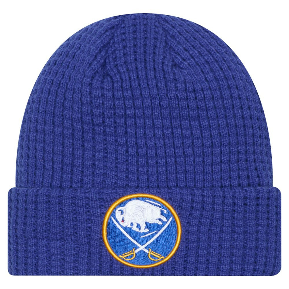 Buffalo Sabres New Era Waffle Cuffed Knit Hat Royal