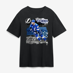 Nikita Kucherov Tampa Bay Lightning Fresh Ice T-Shirt Black