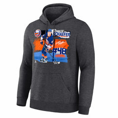 Matthew Schaefer New York Islanders Fresh Ice Hoodie Charcoal