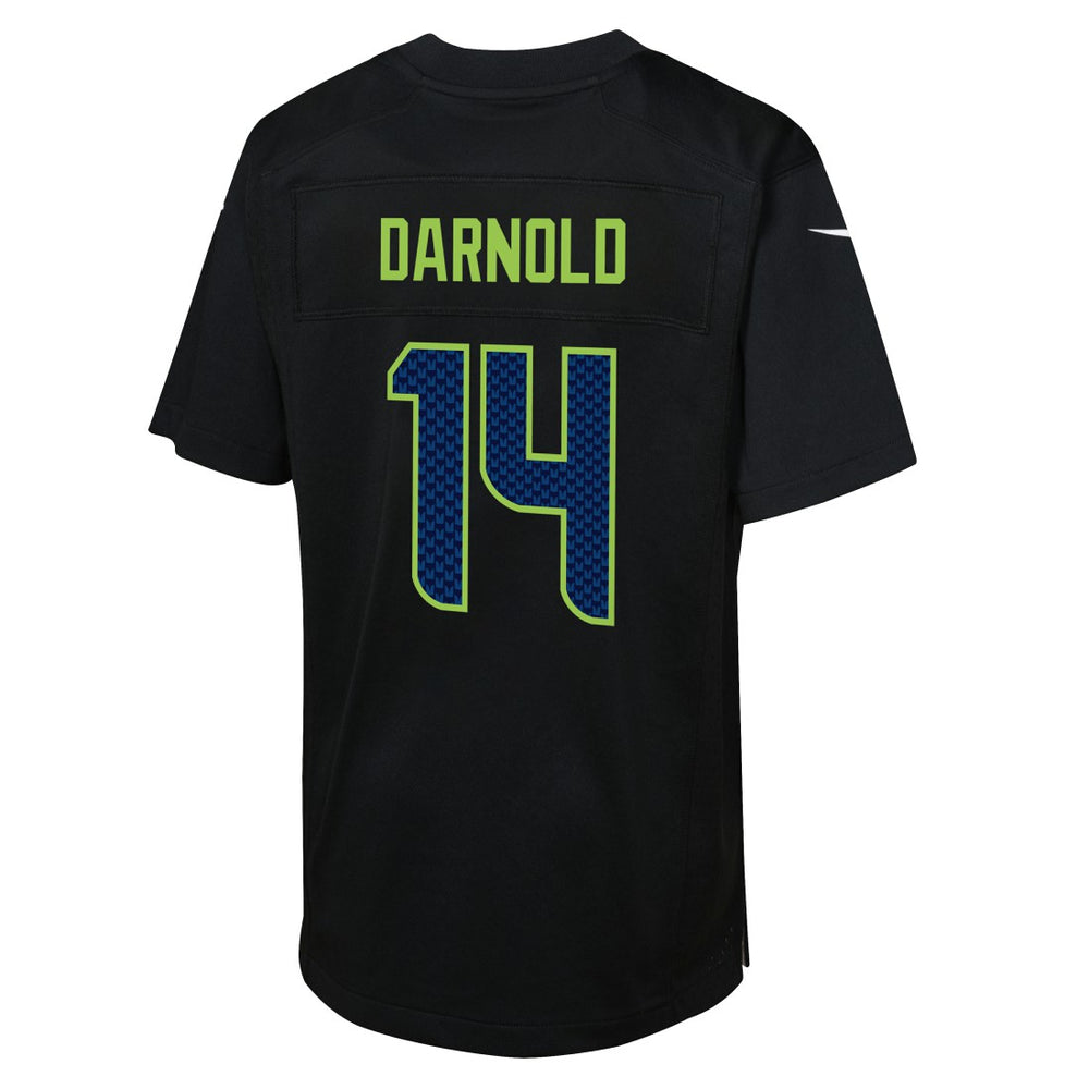 Sam Darnold Seattle Seahawks Youth Super Bowl LX Carbon Fashion Game Jersey - Black