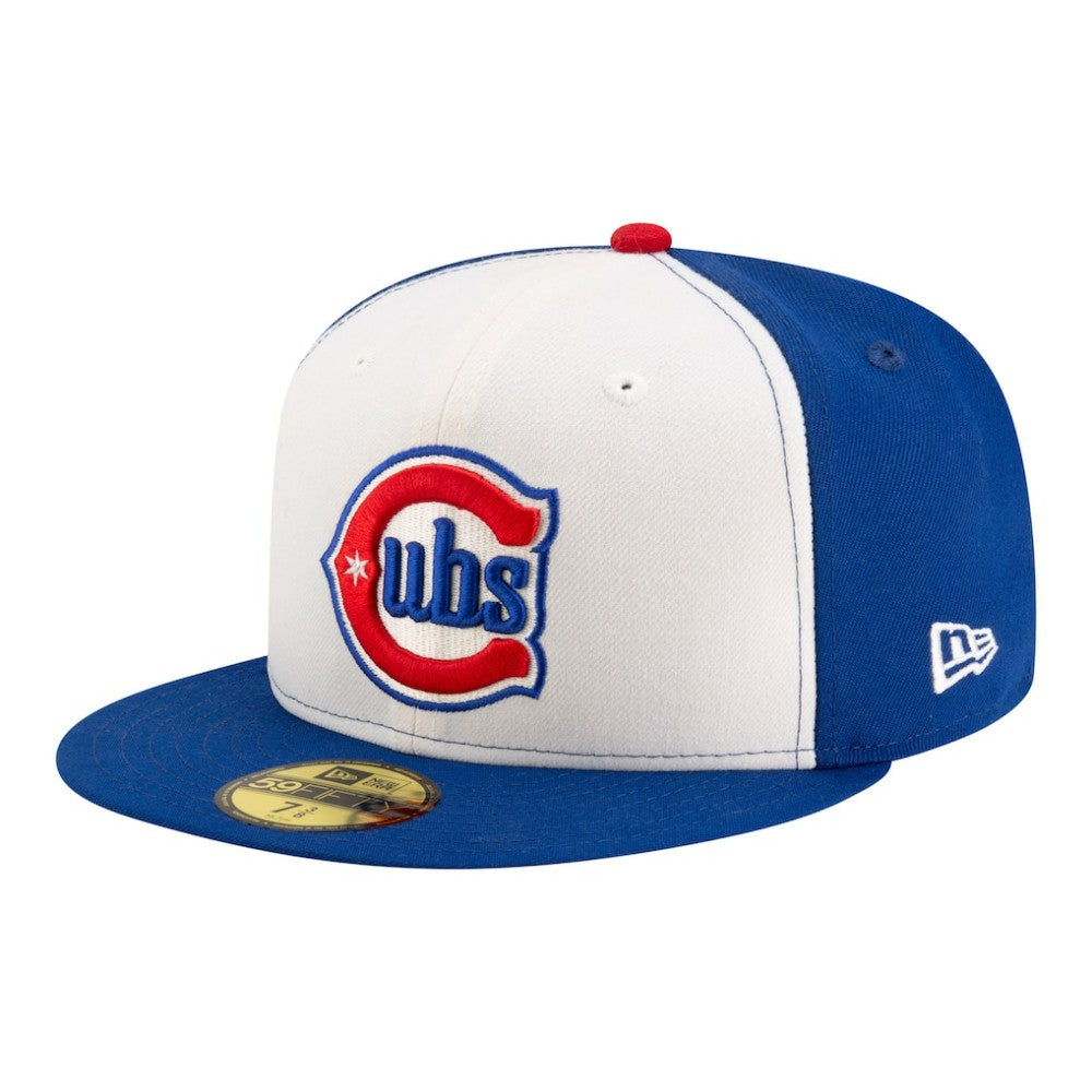 Chicago Cubs 150th Anniversary 59FIFTY Fitted Hat White/Royal | New Era