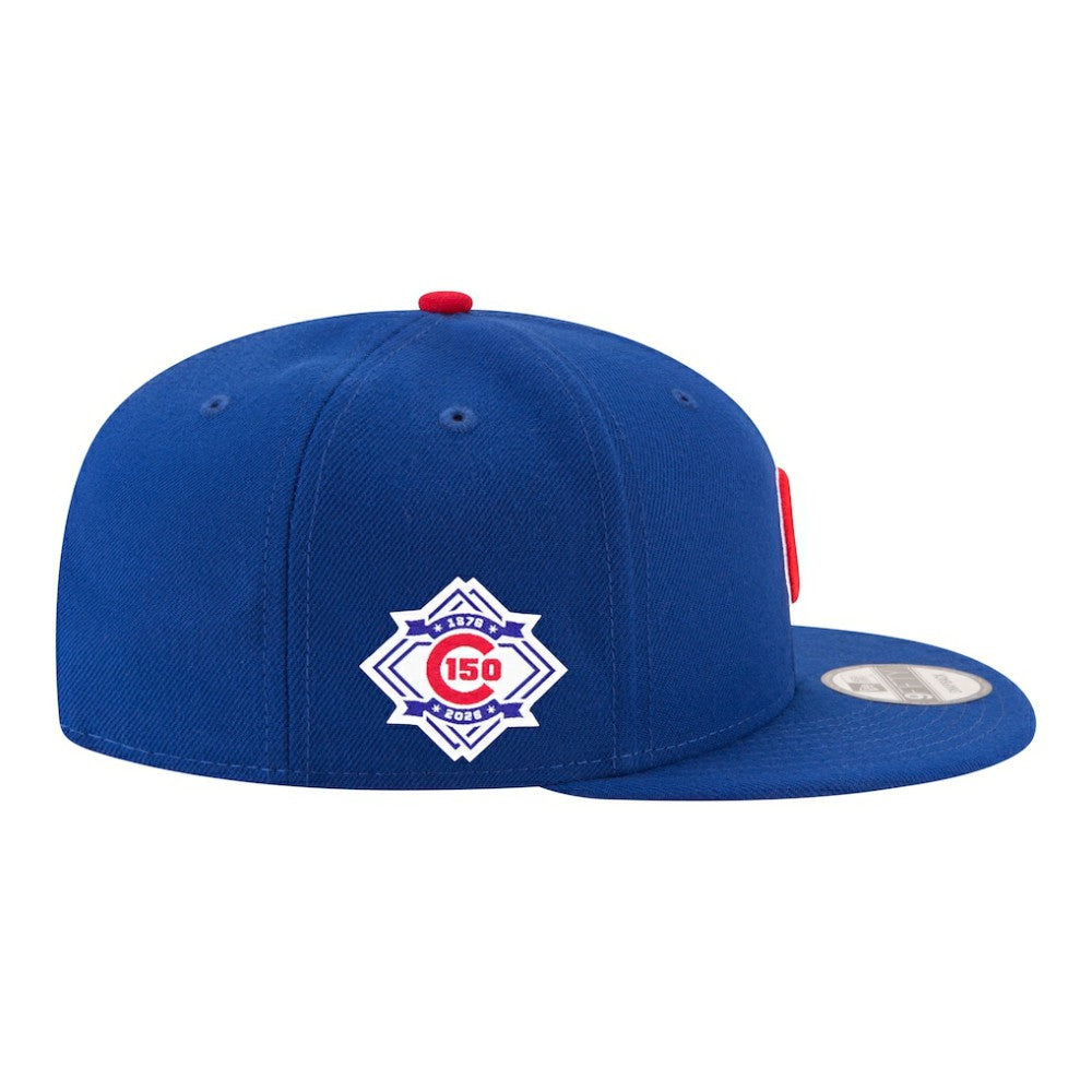 Chicago Cubs 150th Anniversary 9FIFTY Snapback Hat Royal | New Era