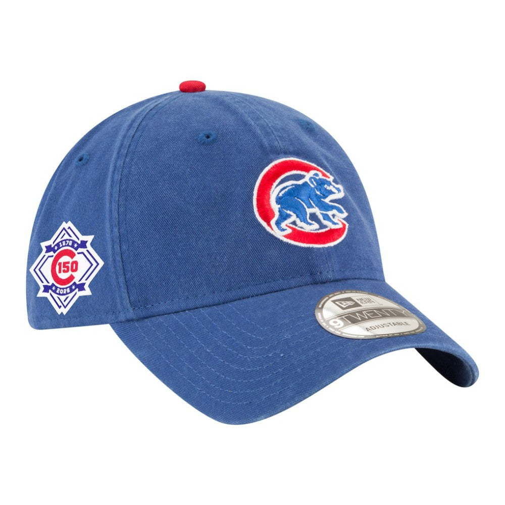 Chicago Cubs 150th Anniversary Casual Classic Adjustable Hat Blue | New Era