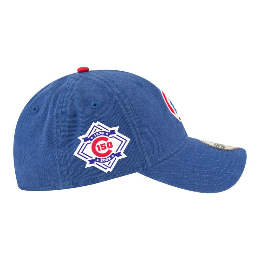 Chicago Cubs 150th Anniversary Casual Classic Adjustable Hat Blue | New Era