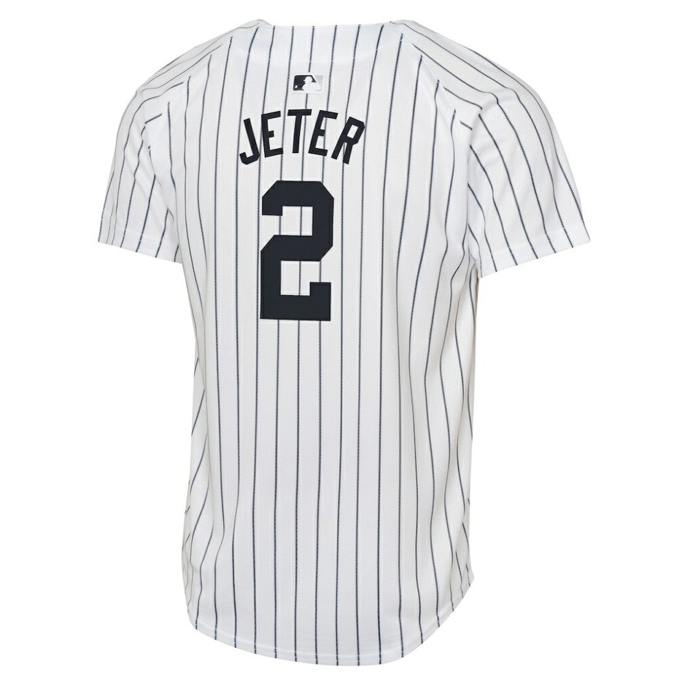 Derek Jeter New York Yankees Youth Home Game Jersey White | Nike