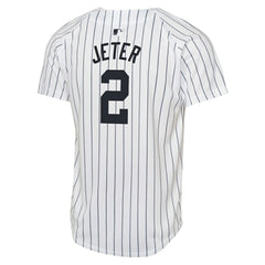 Derek Jeter New York Yankees Youth Home Game Jersey White | Nike