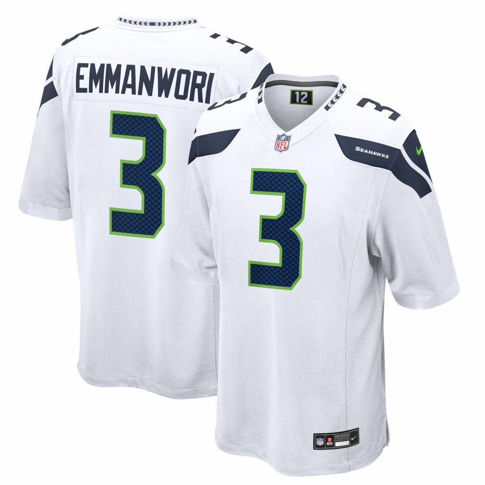 Nick Emmanwori Seattle Seahawks Game Jersey - White