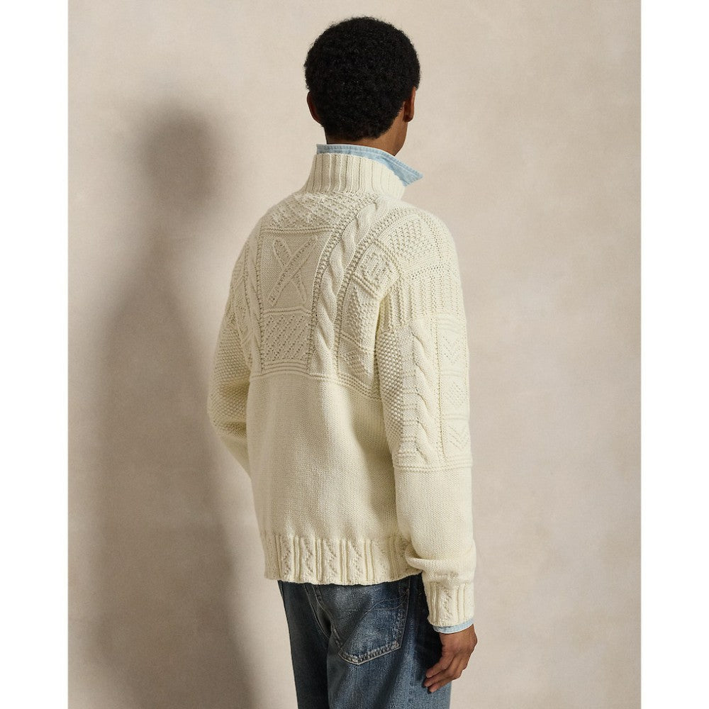 Yankees Polo Ralph Lauren Sweater Cream