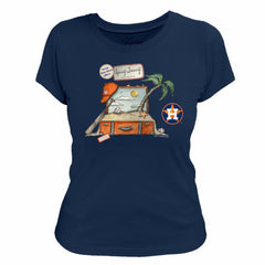 Houston Astros Tiny Turnip Women's 2026 Spring Training T-Shirt Navy