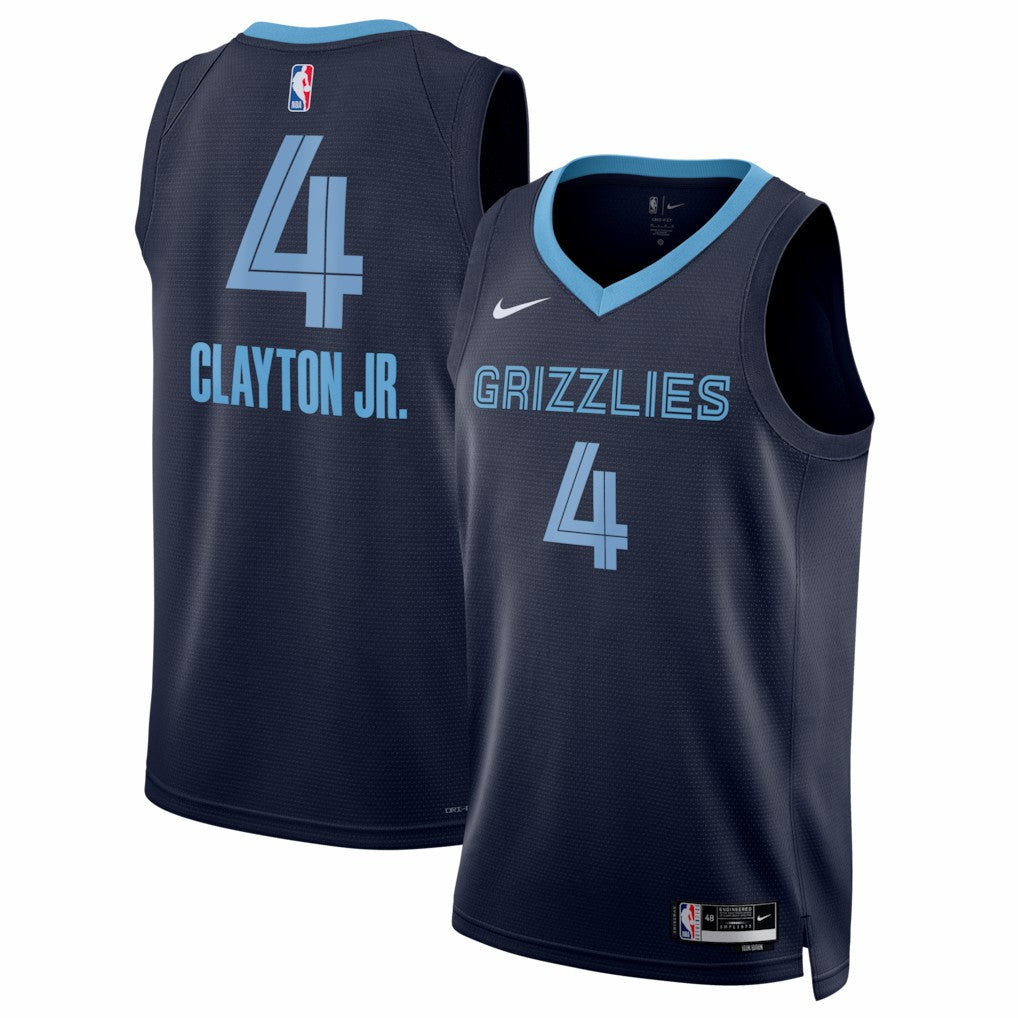 Walter Clayton Jr. Memphis Grizzlies Unisex Swingman Jersey - Icon Edition - Navy