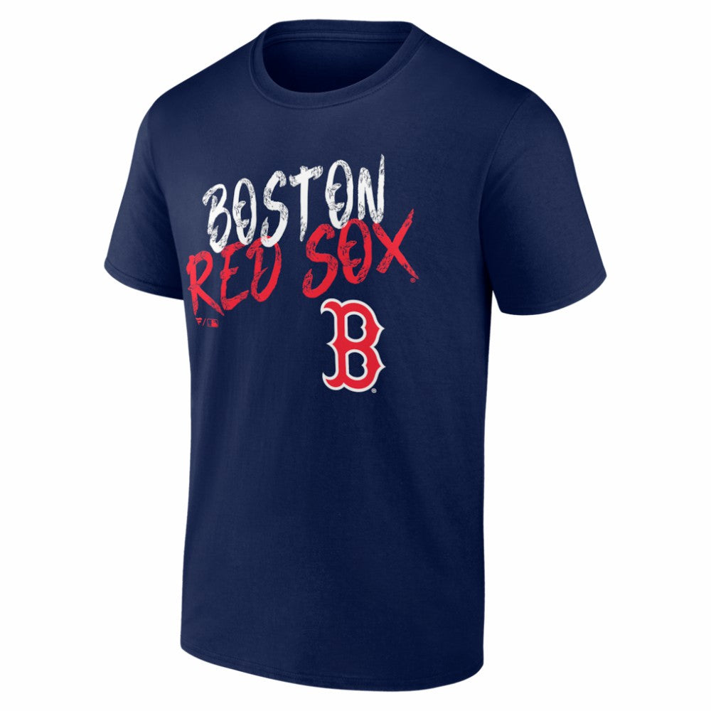 Boston Red Sox  Hustle Personalized Name & Number T-Shirt Navy