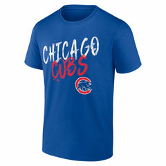 Chicago Cubs  Hustle Personalized Name & Number T-Shirt Royal