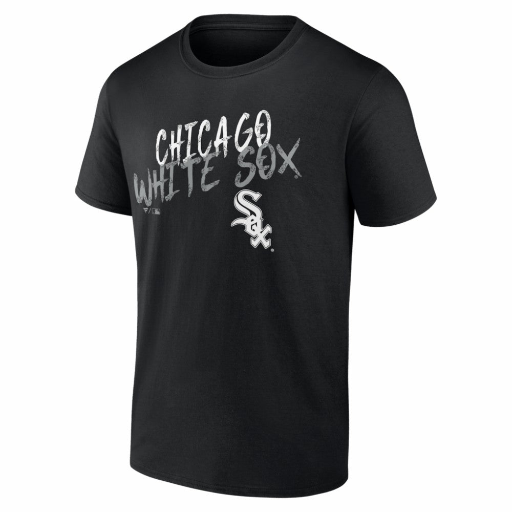 Chicago White Sox  Hustle Personalized Name & Number T-Shirt Black