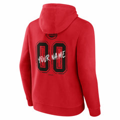 Cincinnati Reds  Hustle Personalized Name & Number Hoodie Red
