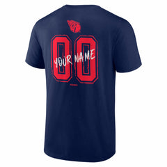 Cleveland Guardians  Hustle Personalized Name & Number T-Shirt Navy