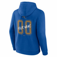 Kansas City Royals  Hustle Personalized Name & Number Hoodie Royal