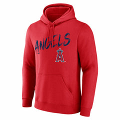 Los Angeles Angels  Hustle Personalized Name & Number Hoodie Red