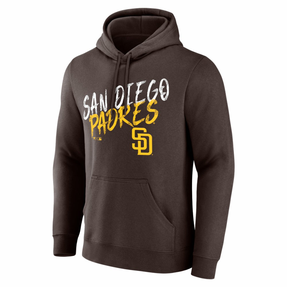 San Diego Padres  Hustle Personalized Name & Number Hoodie Brown