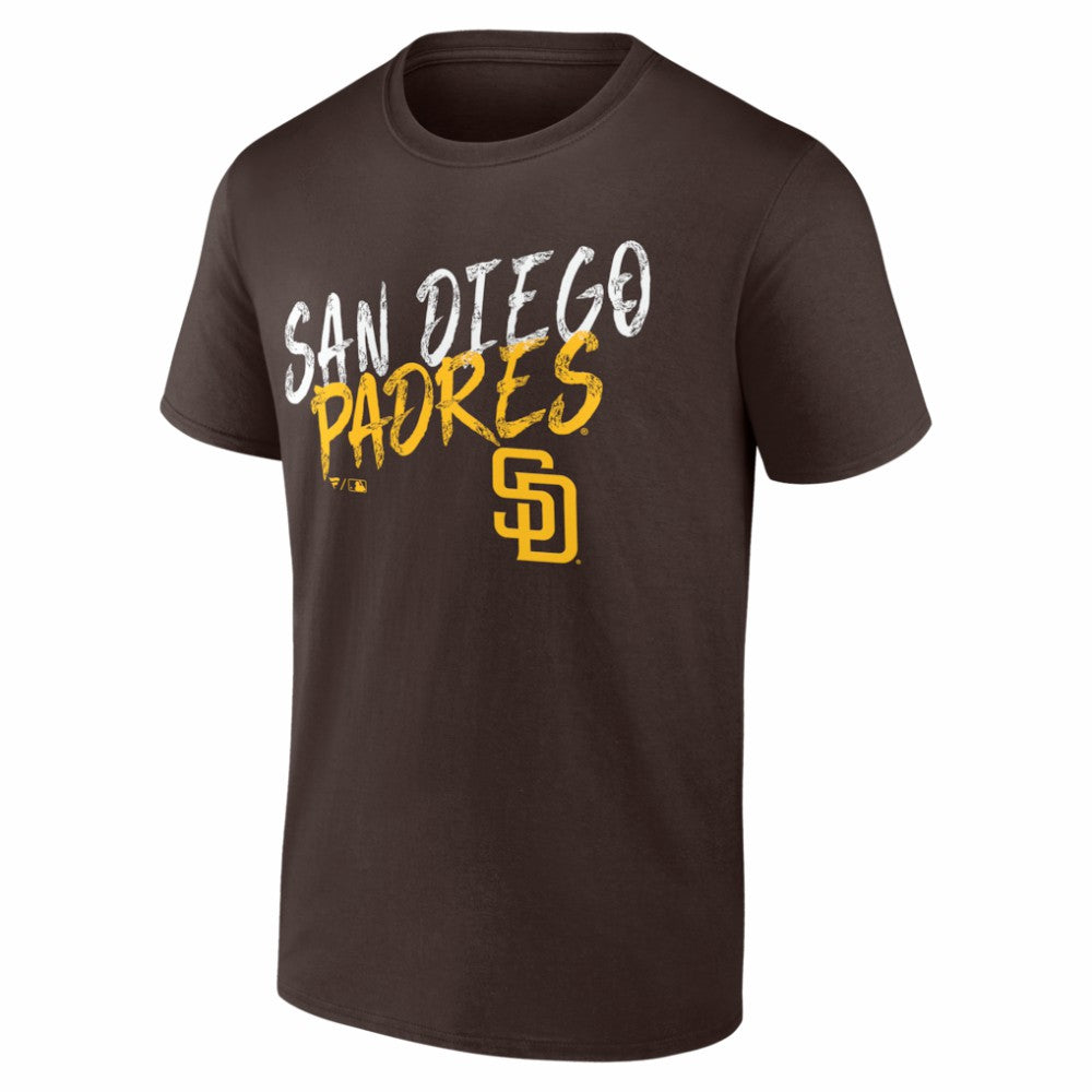 San Diego Padres  Hustle Personalized Name & Number T-Shirt Brown