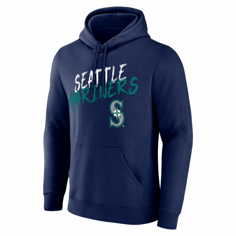 Seattle Mariners  Hustle Personalized Name & Number Hoodie Navy