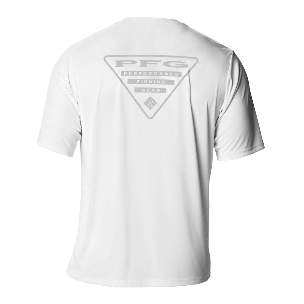 Boston Bruins Columbia PFG Terminal Tackle Omni-Shade T-Shirt White