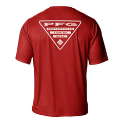 Detroit Red Wings Columbia PFG Terminal Tackle Omni-Shade T-Shirt Red