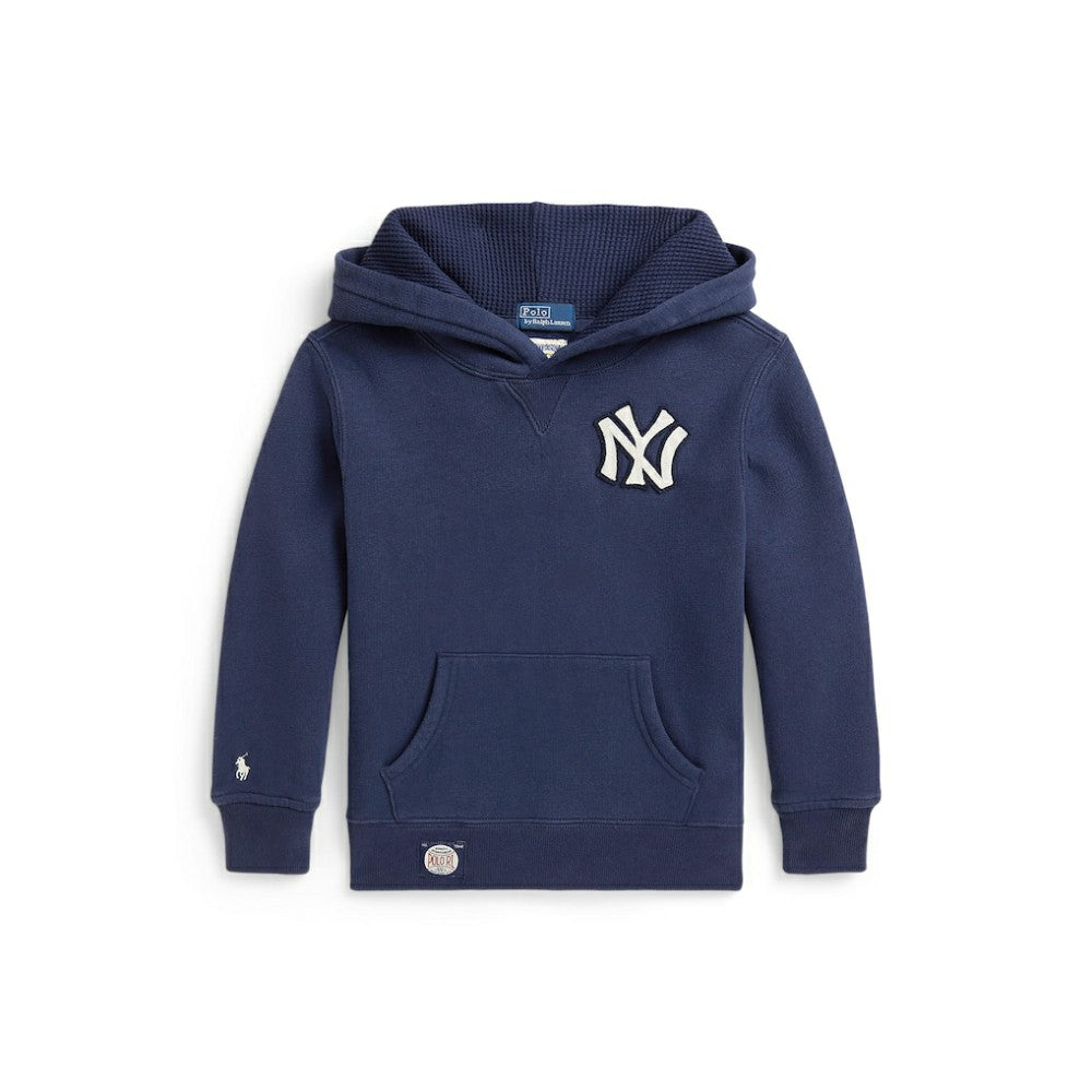 Yankees Polo Ralph Lauren Preschool Fleece Hoodie Navy