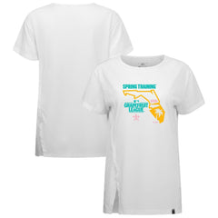 Houston Astros Levelwear Women's 2026 Spring Training Influx Ball Bold T-Shirt White