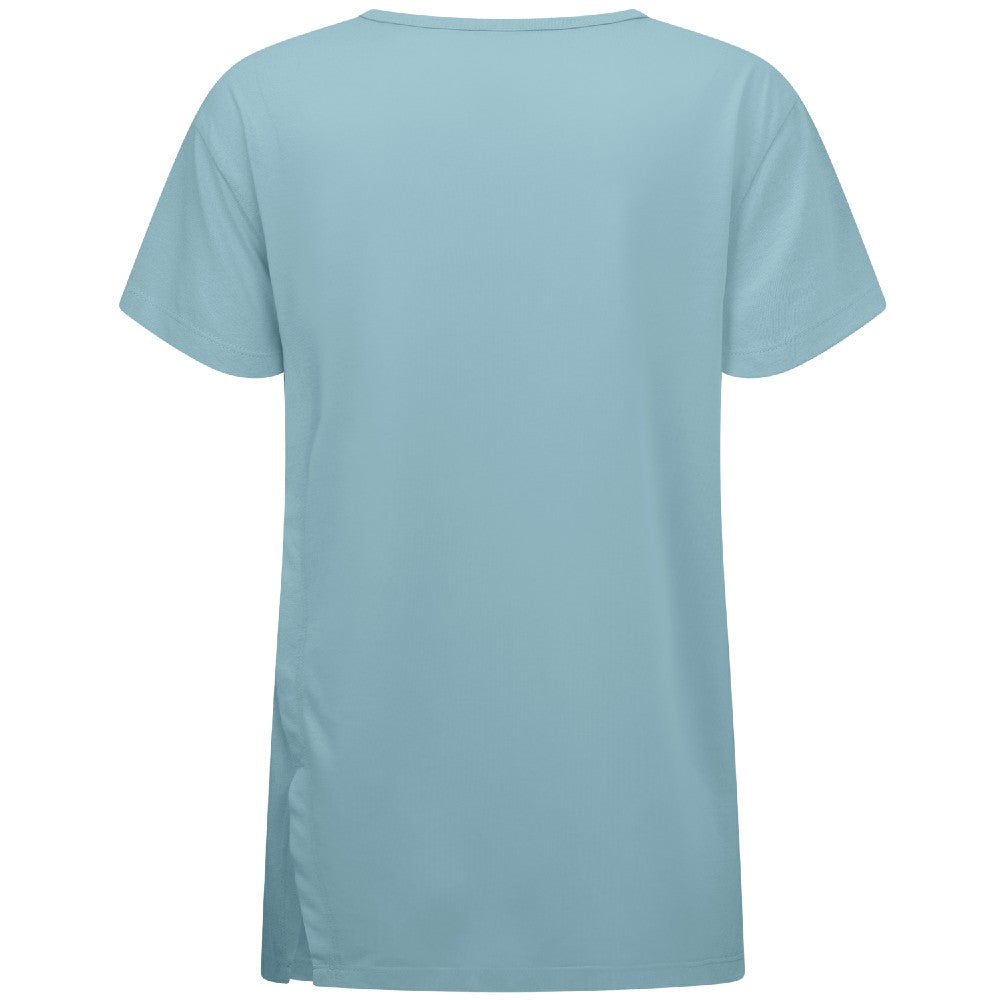 Milwaukee Brewers Levelwear Women's Influx Spring Training Sunrise Bold T-Shirt Blue