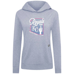 Kansas City Royals Levelwear Women's Relay Spring Training Sunrise Bold Hoodie Light Blue