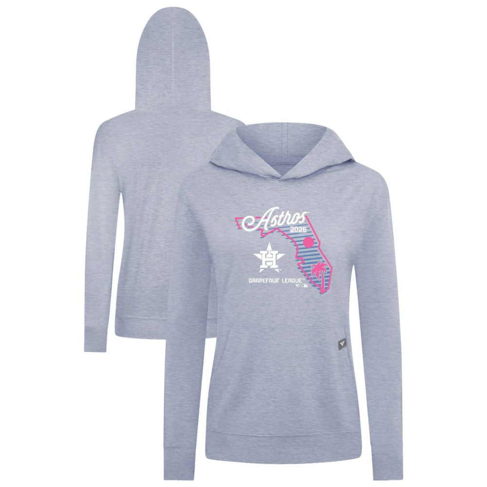 Houston Astros Levelwear Women's Relay Spring Training Sunrise Bold Hoodie Light Blue