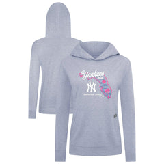 New York Yankees Levelwear Women's Relay Spring Training Sunrise Bold Hoodie Light Blue