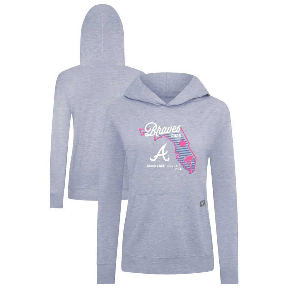 Atlanta Braves Levelwear Women's Relay Spring Training Sunrise Bold Hoodie Light Blue