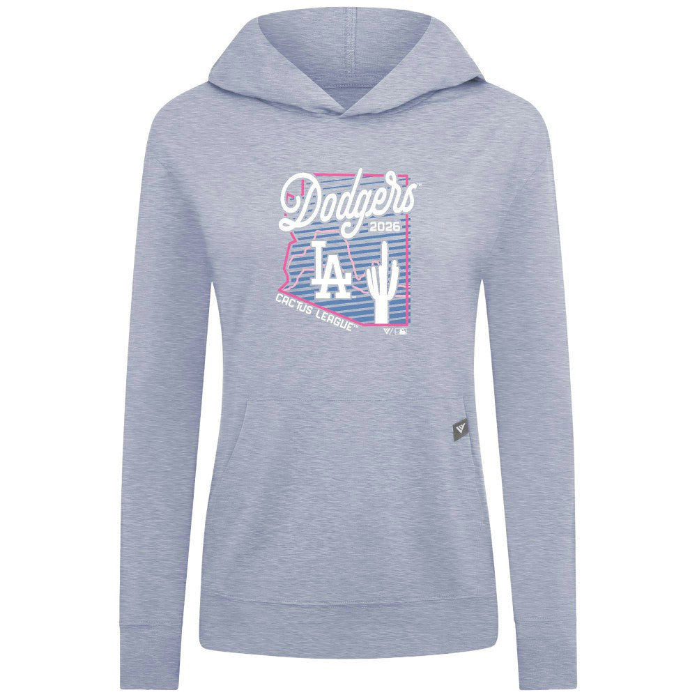 Los Angeles Dodgers Levelwear Women's Relay Spring Training Sunrise Bold Hoodie Light Blue