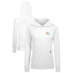 Baltimore Orioles Levelwear Women's Relay Spring Break Panoramic Bold Hoodie White