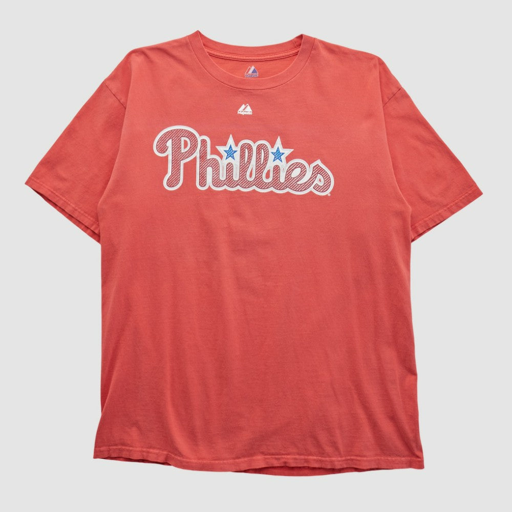 Philadelphia Phillies Majestic 2000s T-shirt Red Vintage